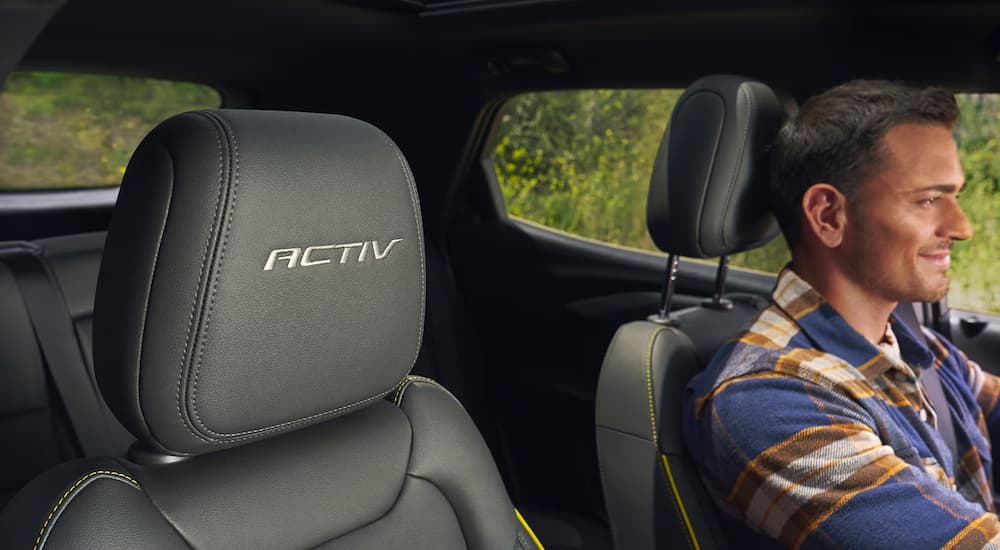 Man driving in a 2026 Chevy Trailblazer