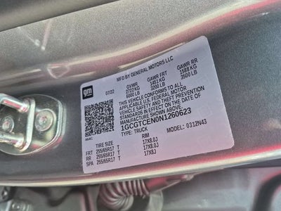 2022 Chevrolet Colorado 4WD LT