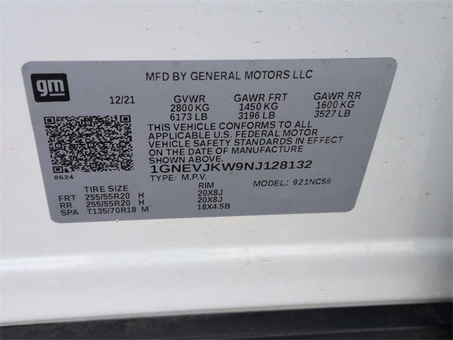 2022 Chevrolet Traverse RS