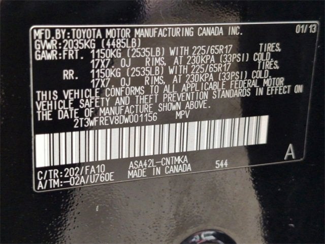 2013 Toyota RAV4 XLE