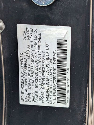 2024 Honda Odyssey Sport