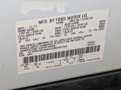 2016 Ford Explorer XLT