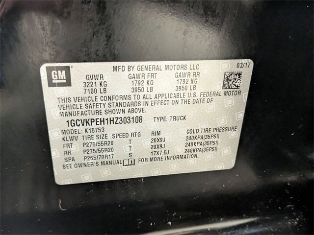 2017 Chevrolet Silverado 1500 Custom