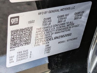 2022 GMC Sierra 1500 SLT
