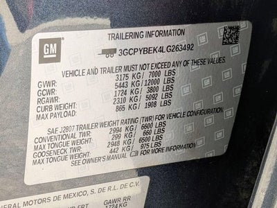 2020 Chevrolet Silverado 1500 Custom