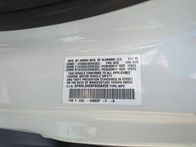 2015 Honda Odyssey EX-L