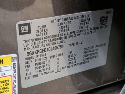 2012 Buick Enclave Leather