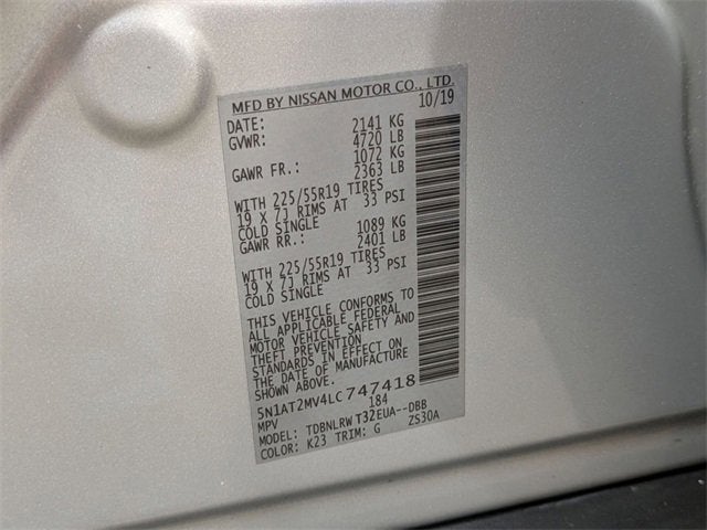 2020 Nissan Rogue SL Intelligent AWD