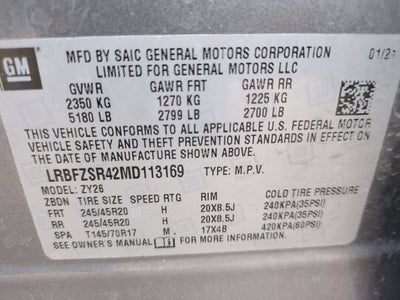 2021 Buick Envision Avenir