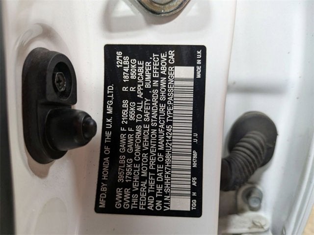 2017 Honda Civic Hatchback Sport Touring