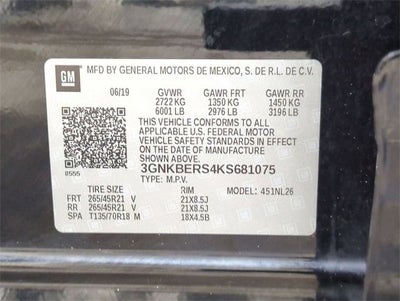 2019 Chevrolet Blazer RS