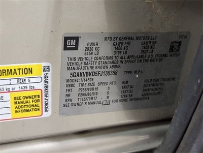 2015 Buick Enclave Leather