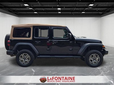 2020 Jeep Wrangler Unlimited Black and Tan