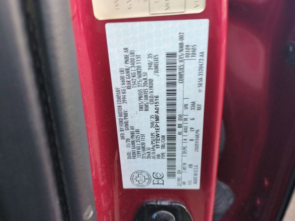 2021 Ford F-150 LARIAT