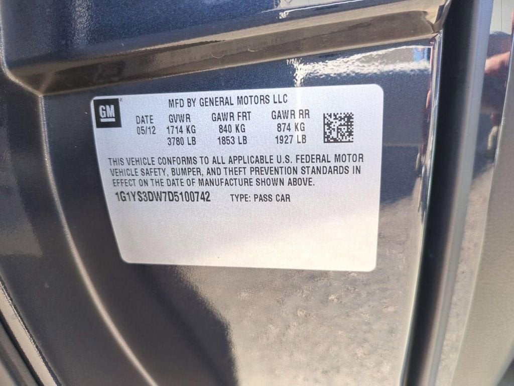 2013 Chevrolet Corvette Grand Sport Grand Sport 3LT