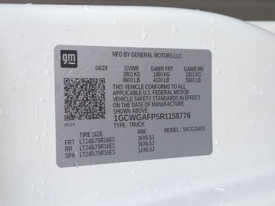 2024 Chevrolet Express Cargo 2500 WT