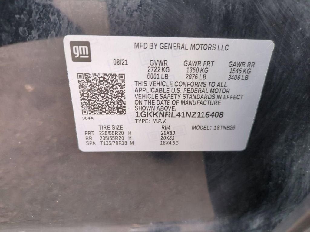 2022 GMC Acadia SLE