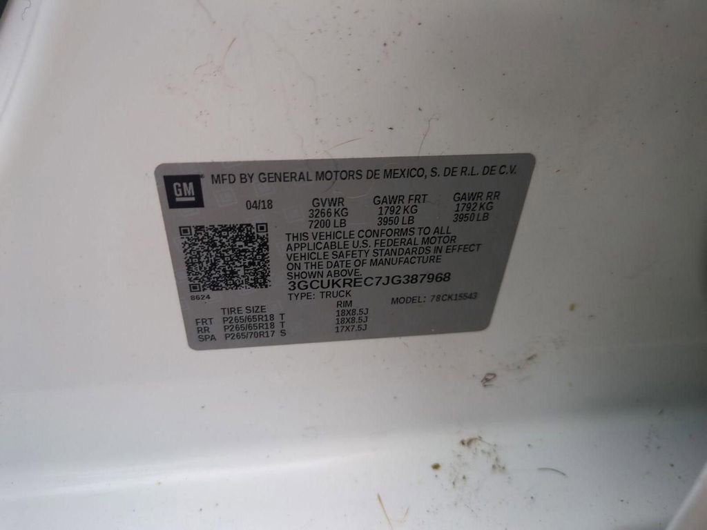 2018 Chevrolet Silverado 1500 LT