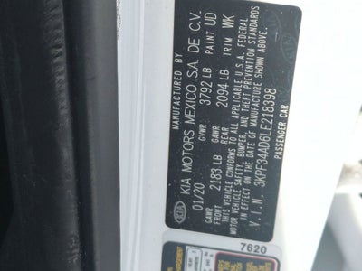 2020 Kia Forte GT-Line