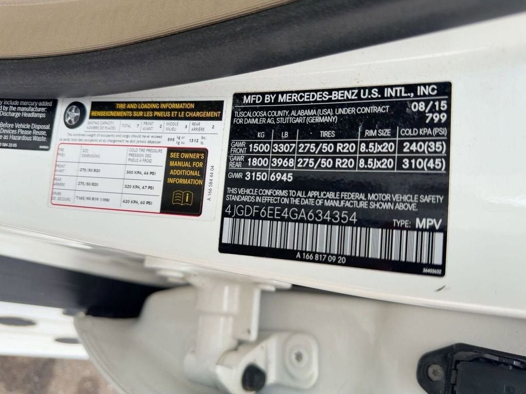 2016 Mercedes-Benz GL 450 4MATIC®