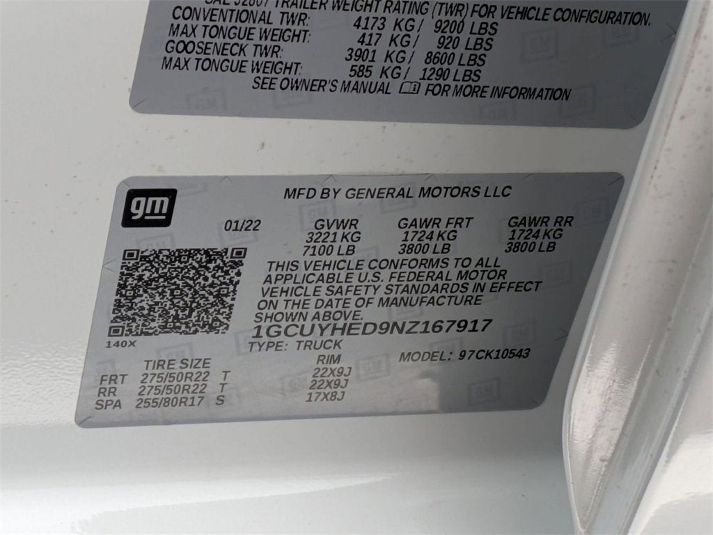 2022 Chevrolet Silverado 1500 LTD High Country