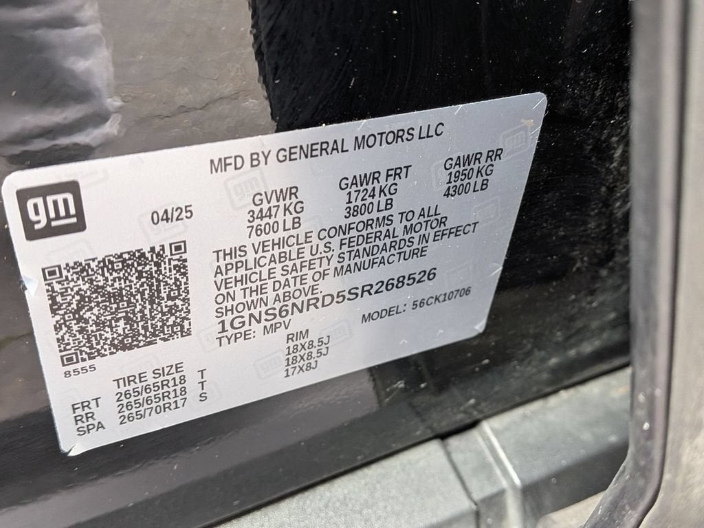 2025 Chevrolet Tahoe LT