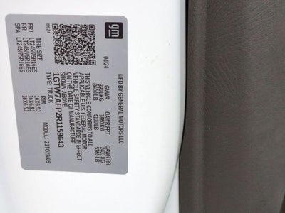 2024 GMC Savana Cargo 2500 Work Van