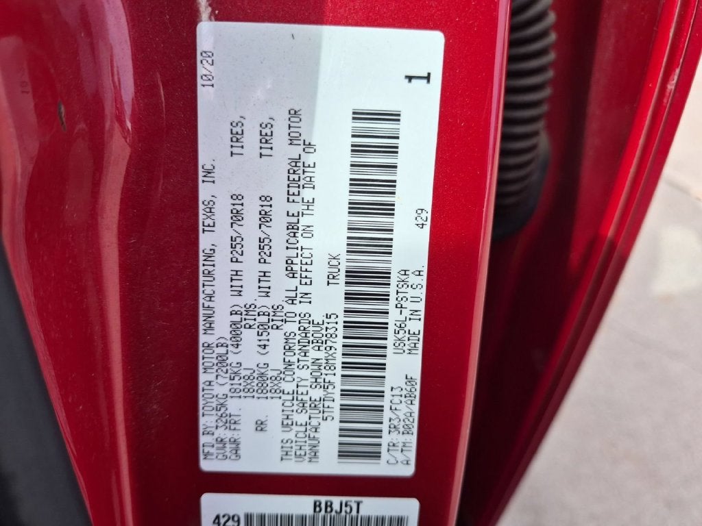 2021 Toyota Tundra 4WD SR5