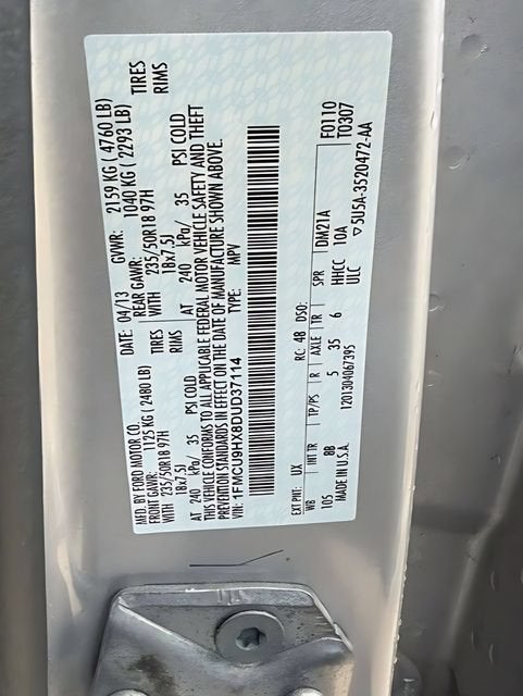 2013 Ford Escape SEL