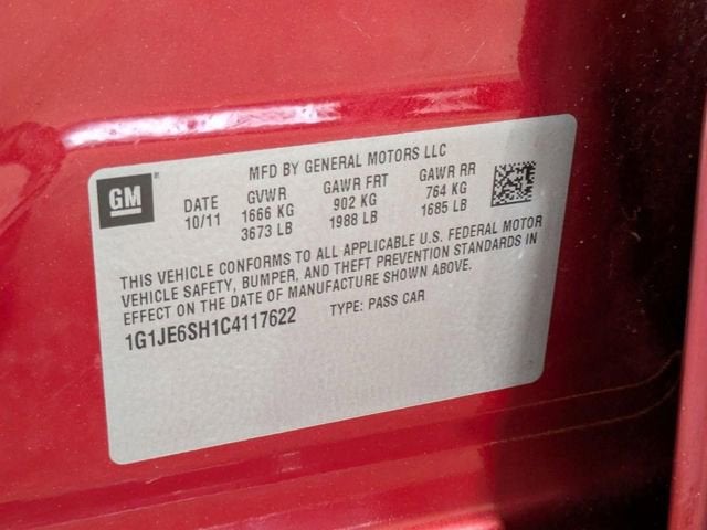 2012 Chevrolet Sonic LTZ