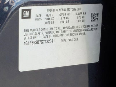 2016 Chevrolet Cruze Limited LT