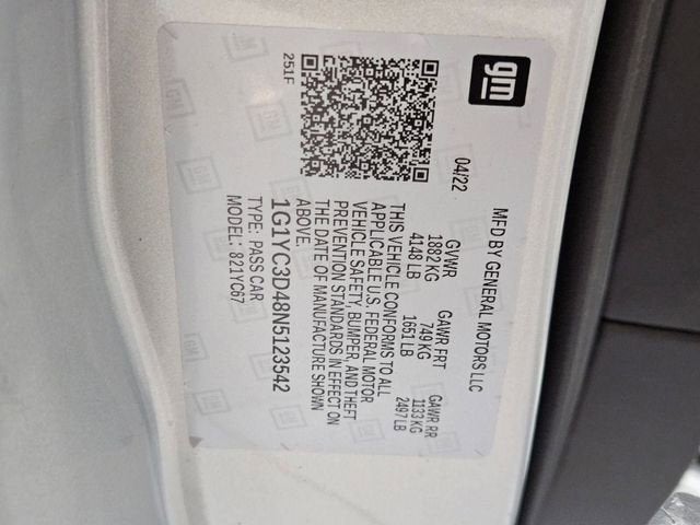 2022 Chevrolet Corvette Stingray 3LT