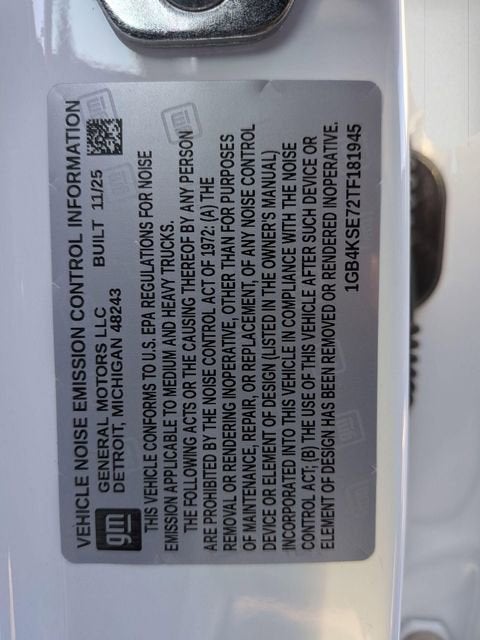 2026 Chevrolet Silverado 3500 HD Chassis Cab Work Truck