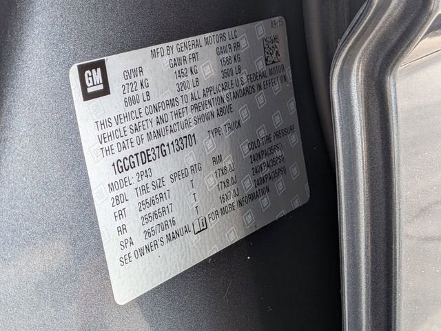 2016 Chevrolet Colorado 4WD Z71