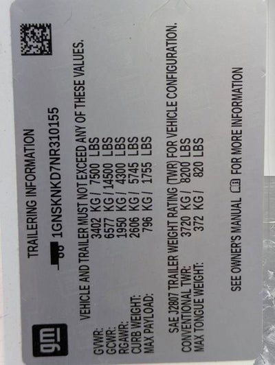 2022 Chevrolet Tahoe LT