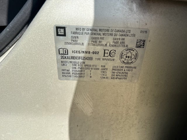 2015 GMC Terrain SLE