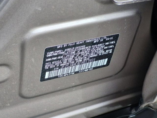 2015 Subaru Forester 2.5i Limited