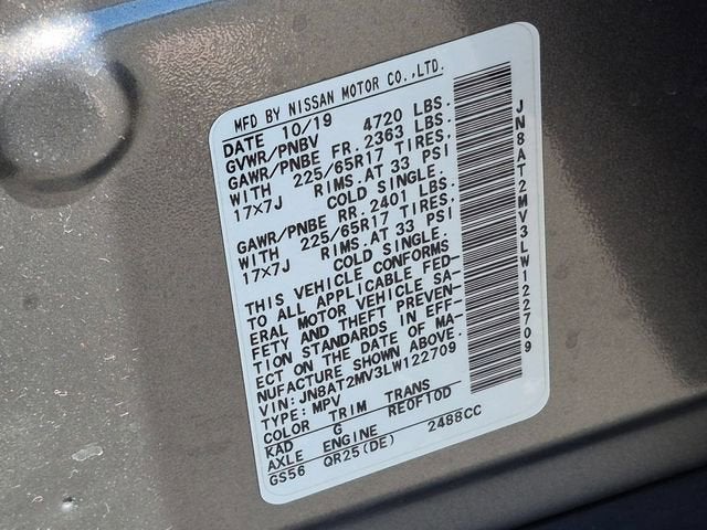 2020 Nissan Rogue SV Intelligent AWD