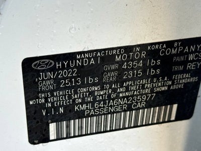 2022 Hyundai Sonata SEL