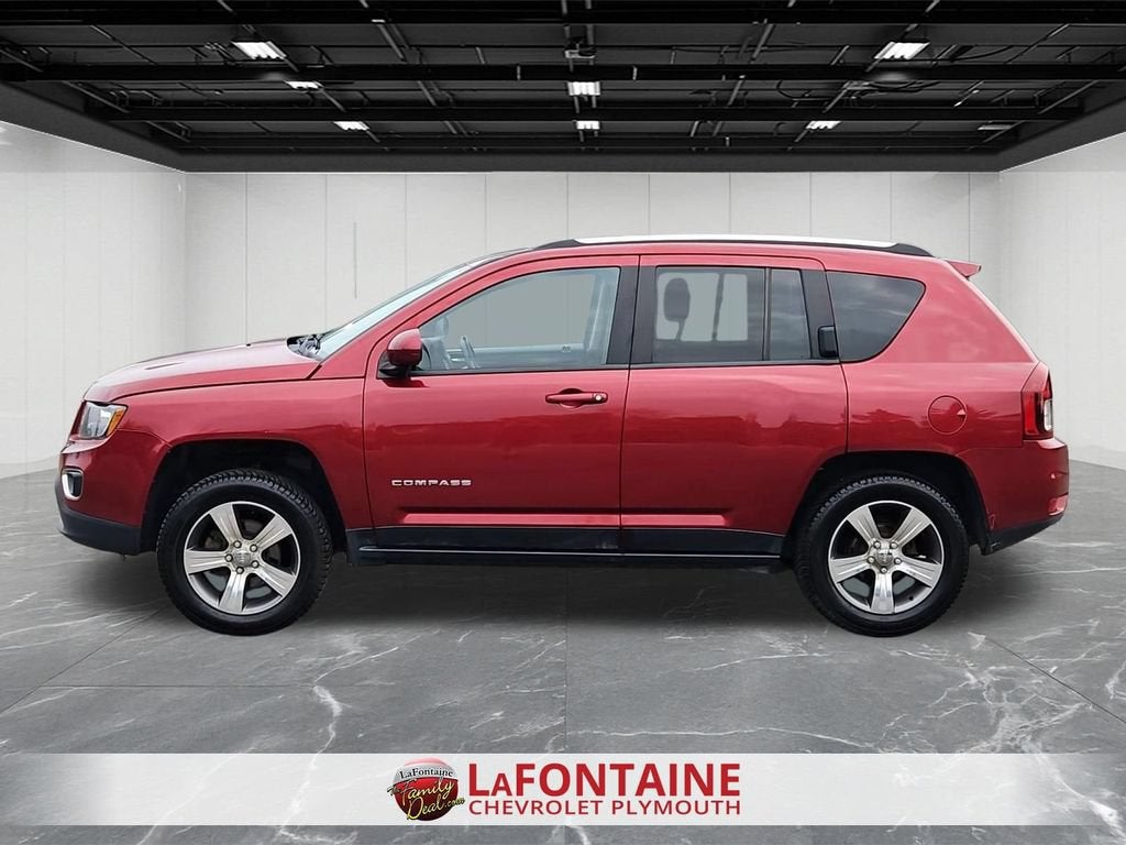 Used 2017 Jeep Compass High Altitude with VIN 1C4NJDEB2HD194118 for sale in Plymouth, MI