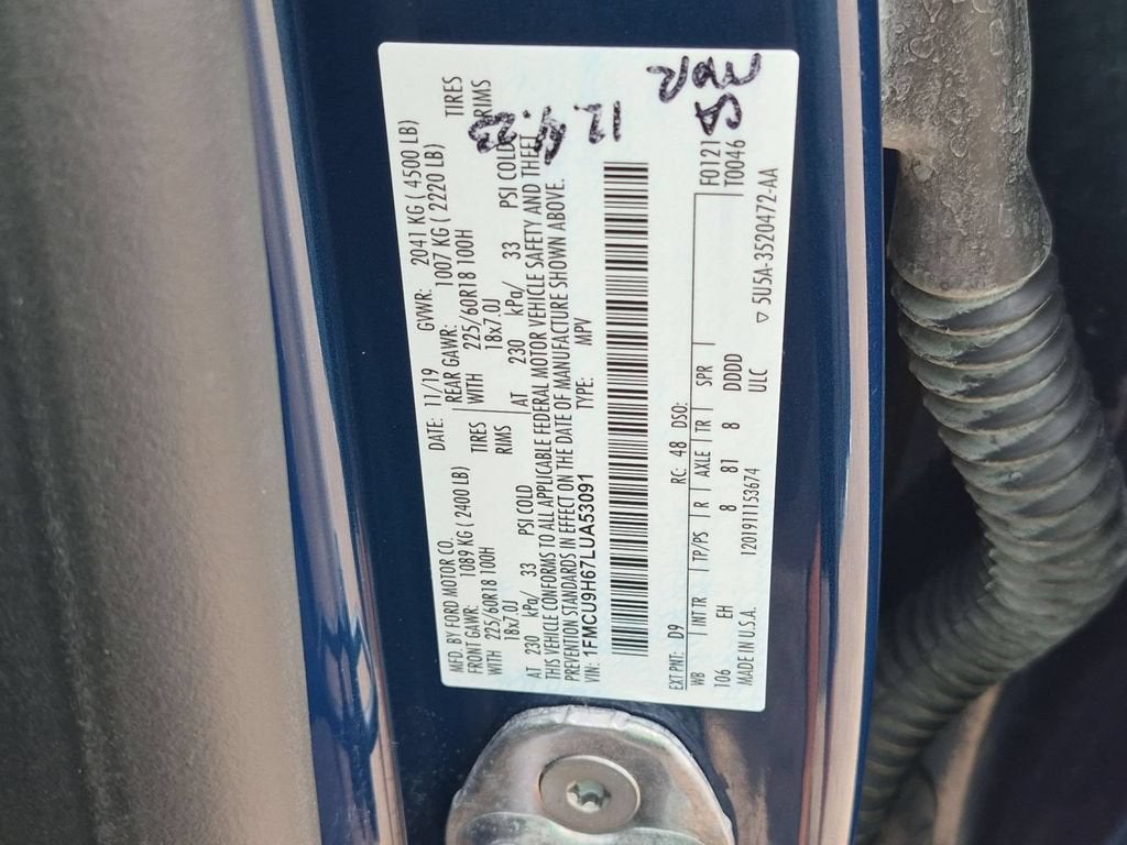 2020 Ford Escape SEL