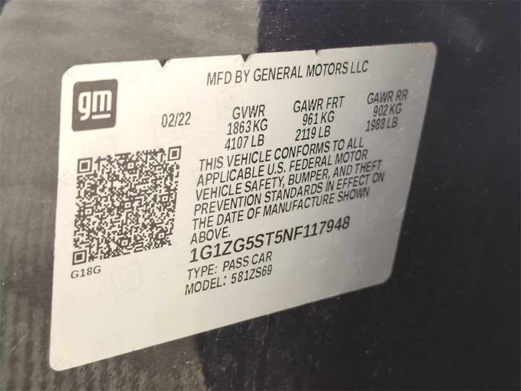 2022 Chevrolet Malibu RS