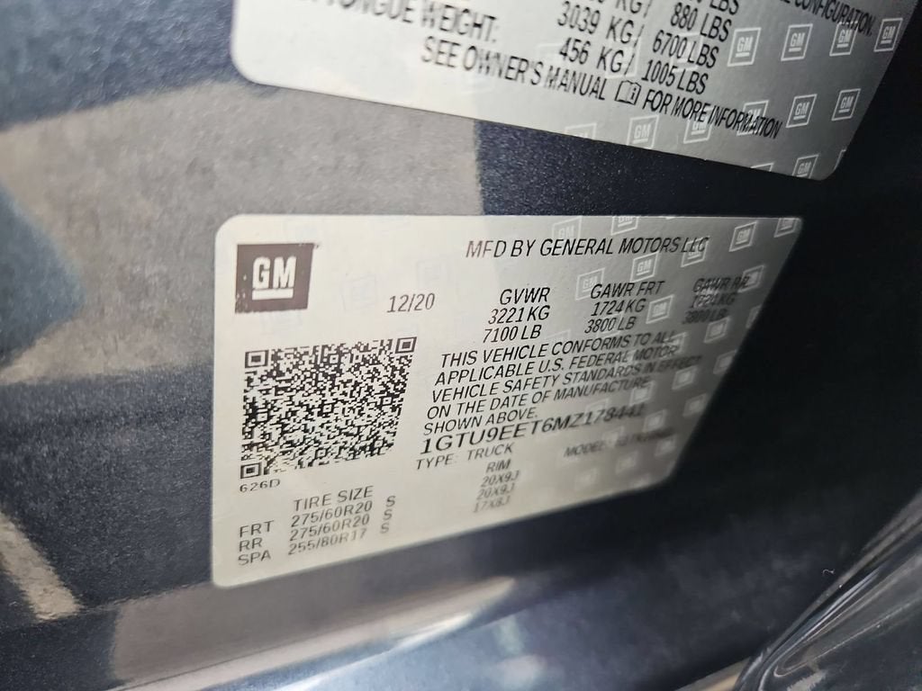 2021 GMC Sierra 1500 AT4