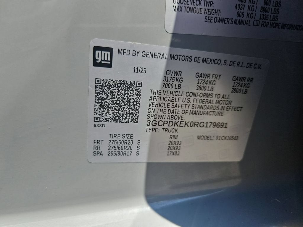 2024 Chevrolet Silverado 1500 LT (2FL)