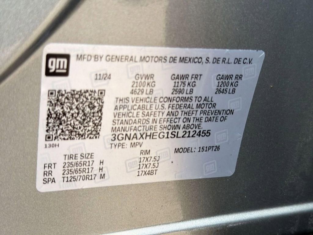 2025 Chevrolet Equinox LT