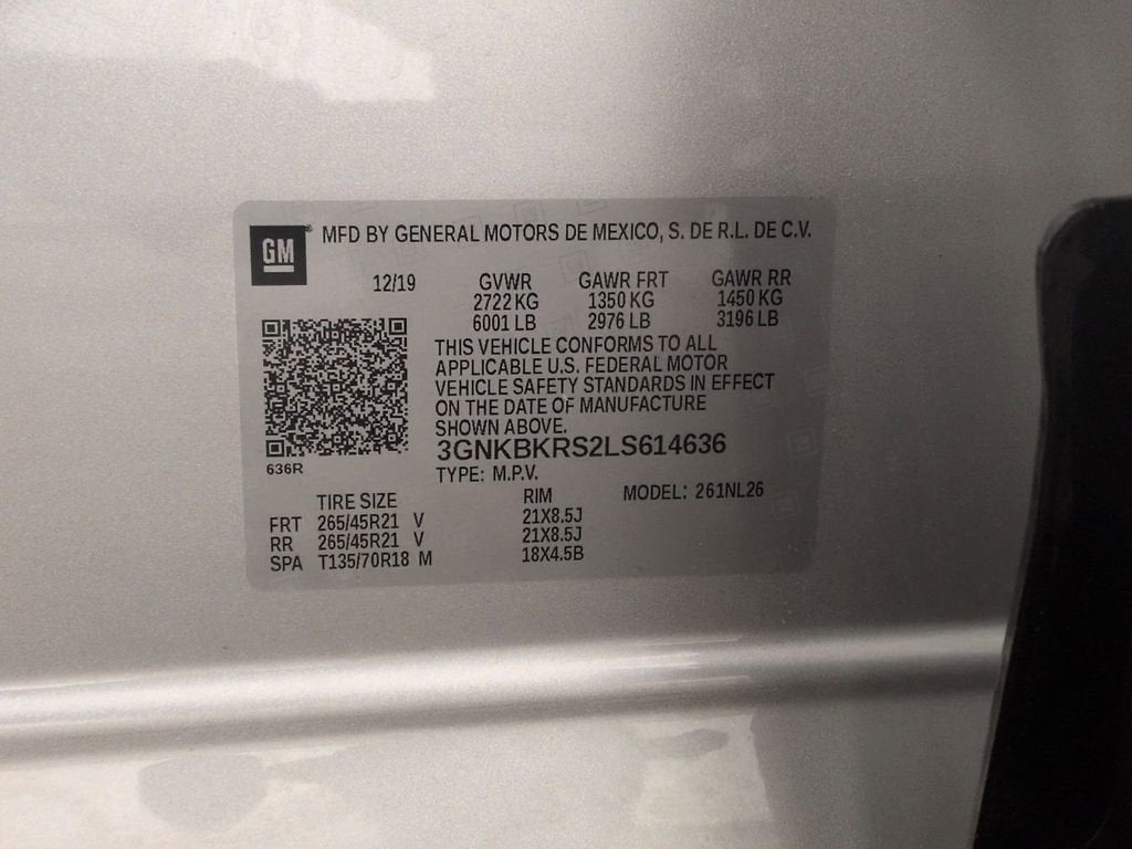 2020 Chevrolet Blazer RS