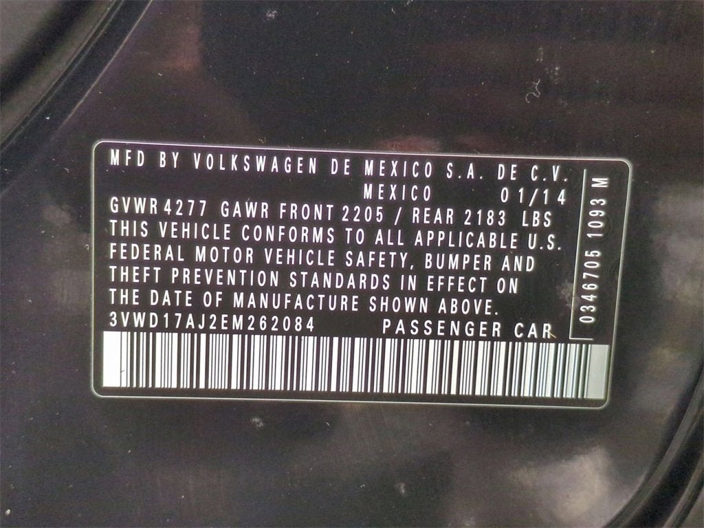 2014 Volkswagen Jetta SE