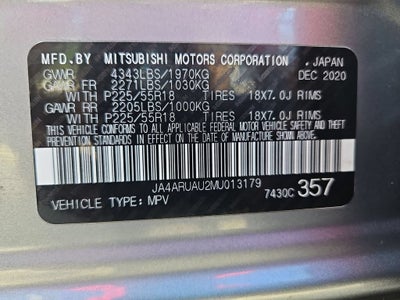 2021 Mitsubishi Outlander Sport 2.0 SE AWC