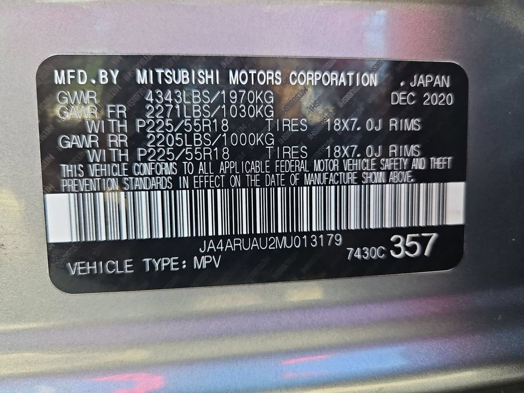 2021 Mitsubishi Outlander Sport 2.0 SE AWC