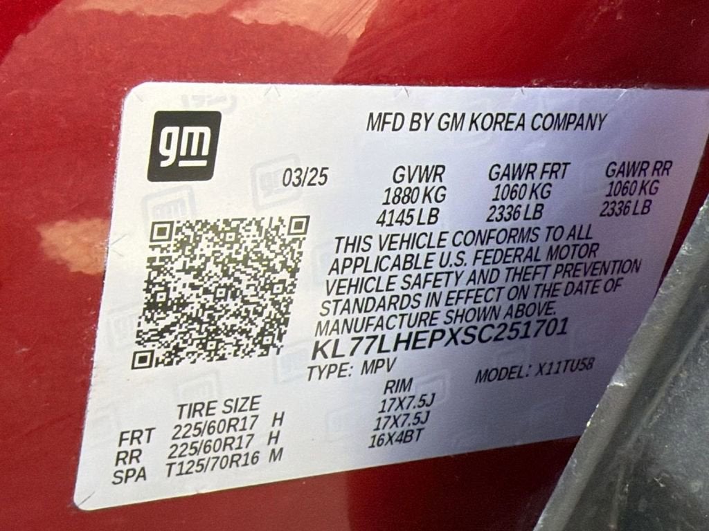 2025 Chevrolet Trax LT